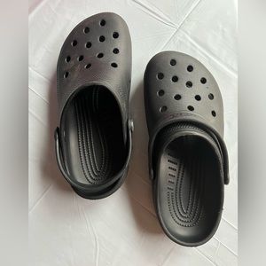 Crocs, black, size 3